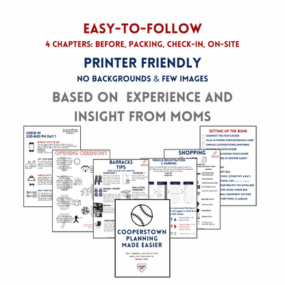 New! Cooperstown Planning Made Easier eBook & Templates