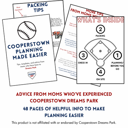 New! Cooperstown Planning Made Easier eBook & Templates